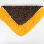 Çift Taraflı Araç Temizleme Bezi Kahve (Oval)